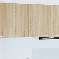 vidaXL Hängande skåp Sonoma-ek 60 x 31 x 80 cm Konstruerat trä