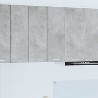 vidaXL Hängande skåp Betonggrå 60 x 31 x 80 cm Konstruerat trä