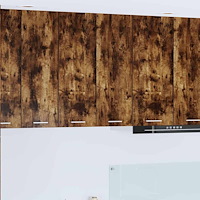 vidaXL Hängande skåp Riga Rökt ek 60 x 31 x 80 cm Konstruerat trä