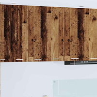 vidaXL Hängande skåp Gammalt trä 60 x 31 x 80 cm Konstruerat trä