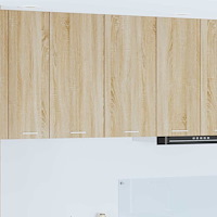 vidaXL Hängande skåp Riga Sonoma-ek 80 x 31 x 80 cm Konstruerat trä