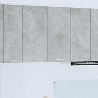 vidaXL Hängande skåp Betonggrå 80 x 31 x 80 cm Konstruerat trä