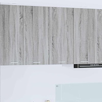 vidaXL Hängande skåp Riga Grå Sonoma 80 x 31 x 80 cm Konstruerat trä