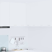 vidaXL Hängande skåp Riga Vit 57 x 57 x 80 cm Konstruerat trä