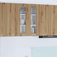 vidaXL Hängande skåp Riga Artisan Ek 60 x 31 x 80 cm Konstruerat trä