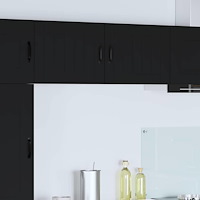 vidaXL Köksskåp Svart 50 x 31 x 40 cm Konstruerat trä