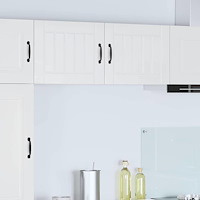 vidaXL Köksskåp Högblanka vita 50 x 31 x 40 cm Konstruerat trä