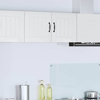 vidaXL Köksskåp Högblanka vita 80 x 31 x 40 cm Konstruerat trä