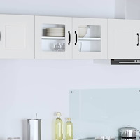 vidaXL Köksskåp Högblanka vita 80 x 31 x 40 cm Konstruerat trä