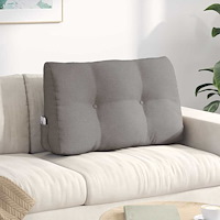 vidaXL Ryggkudde Taupe 80 x 24 x 50 cm tyg