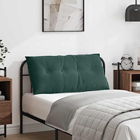 vidaXL Ryggkudde Mörkgrön 100 x 50 cm Kordread tyg