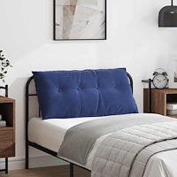 vidaXL Ryggkudde Polisblå 100 x 50 cm Kordread tyg