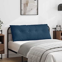 vidaXL Ryggkudde Blå 120 x 19 x 50 cm tyg