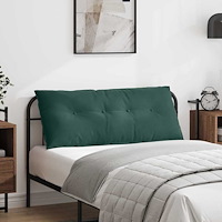 vidaXL Ryggkudde Mörkgrön 120 x 50 cm Kordread tyg