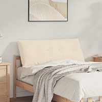 vidaXL Ryggkudde Beige 120 x 50 cm Mikrofiber Tyg