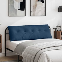 vidaXL Ryggkudde Blå 140 x 19 x 50 cm tyg