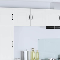 vidaXL Väggskåp för kök 2 pcs Vit 40 x 31 x 40 cm Konstruerat trä