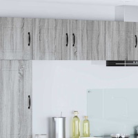 vidaXL Väggskåp för kök med hylla 2 pcs Grå Sonoma 40 x 31 x 40 cm