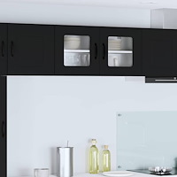 vidaXL Köksskåp Kalmar Svart 80 x 31 x 40 cm Konstruerat trä