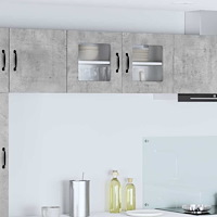 vidaXL Väggskåp för kök Betonggrå 80 x 31 x 40 cm Konstruerat trä