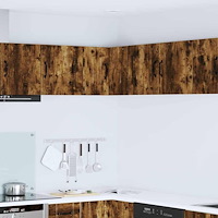 vidaXL Väggskåp för kök Rökt ek 57 x 57 x 40 cm Konstruerat trä