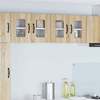 vidaXL Köksskåp Kalmar 2 pcs Sonoma-ek 60 x 31 x 40 cm Konstruerat trä