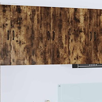 vidaXL Köksskåp Kalmar 2 pcs Rökt ek 30 x 31 x 80 cm Konstruerat trä