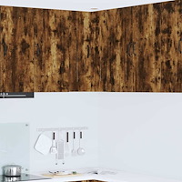 vidaXL Väggskåp för kök Rökt ek 57 x 57 x 80 cm Konstruerat trä