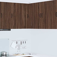 vidaXL Köksskåp Kalmar Brun Ek 57 x 57 x 80 cm Konstruerat trä