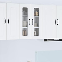 vidaXL Köksskåp med lagring Kalmar Vit 60 x 31 x 80 cm Konstruerat trä