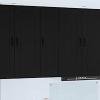 vidaXL Köksskåp Kalmar Svart 30 x 31 x 100 cm Konstruerat trä