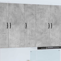 vidaXL Köksskåp Kalmar Betonggrå 30 x 31 x 100 cm Konstruerat trä