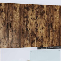 vidaXL Köksskåp Kalmar Rökt ek 30 x 31 x 100 cm Konstruerat trä