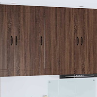 vidaXL Köksskåp Kalmar Brun Ek 30 x 31 x 100 cm Konstruerat trä