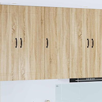 vidaXL Väggskåp för kök Sonoma-ek 40 x 31 x 100 cm Konstruerat trä