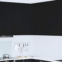 vidaXL Köksskåp Kalmar Svart 57 x 57 x 100 cm Konstruerat trä