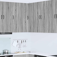 vidaXL Köksskåp Kalmar Grå Sonoma 57 x 57 x 100 cm Konstruerat trä