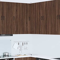 vidaXL Köksskåp Kalmar Brun Ek 57 x 57 x 100 cm Konstruerat trä