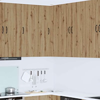 vidaXL Köksskåp Kalmar Artisan Ek 57 x 57 x 100 cm Konstruerat trä