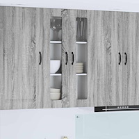 vidaXL Köksskåp Kalmar Grå Sonoma 60 x 31 x 100 cm Konstruerat trä