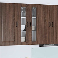 vidaXL Köksskåp Kalmar Brun Ek 60 x 31 x 100 cm Konstruerat trä