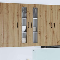 vidaXL Köksskåp Kalmar Artisan Ek 60 x 31 x 100 cm Konstruerat trä