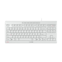 CHERRY CHERRY STREAM KEYBOARD TKL - tangentbord - USA med eurosymbol - blekgrå Inmatningsenhet