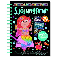 Barthelson Förlag Klistra med kristaller. Sjöjungfrur (bok, spiral)