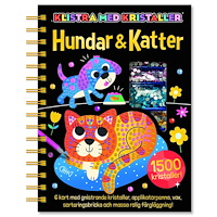 Barthelson Förlag Klistra med kristaller. Hundar och katter (bok, spiral)