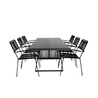 Venture Home Matbordet Dallas & stolarna Lindos