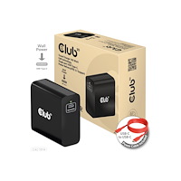 Club 3D Club 3D CAC-1914 strömadapter - GaN technology, single port - 24 pin USB-C - 140 Watt