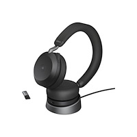 Jabra Jabra Evolve2 75 - headset - USB-A - med laddningsställ