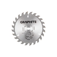 GRAPHITE Grafit Cirkelsågblad, bred 150 x 10 mm, 1,6 mm, 24 tänder, e...