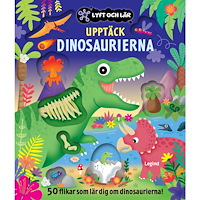 Legind A/S Upptäck dinosaurierna : 50 flikar som lär dig om dinosaurierna (bok, board book)